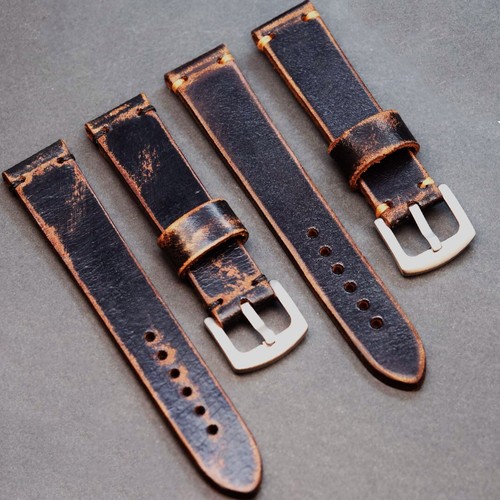 Leather watch strap mm - strap, 18-26
