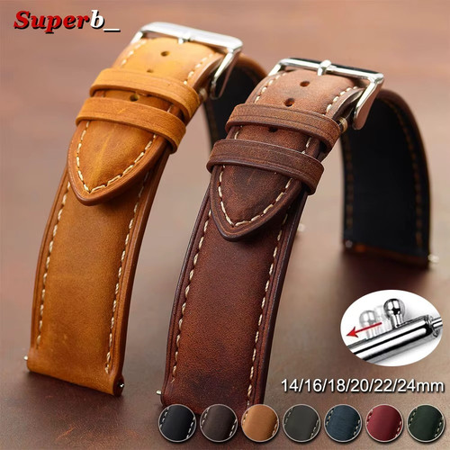 Mens watch strap handmade - mens,