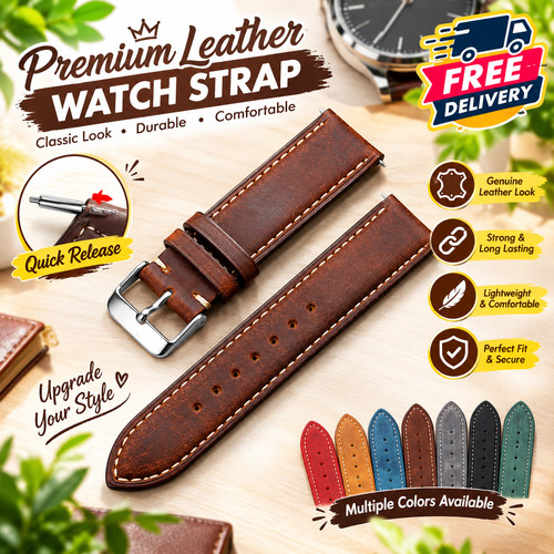 Mens watch strap handmade - mens,