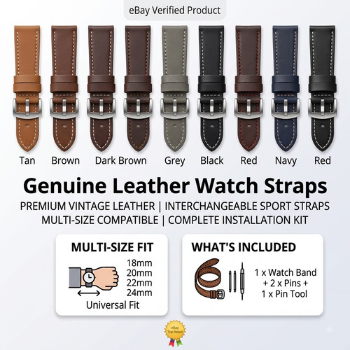 Mens watch strap handmade - watch,