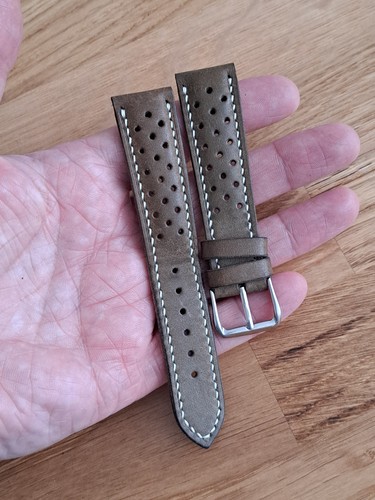 Olive italian leather - leather, rally