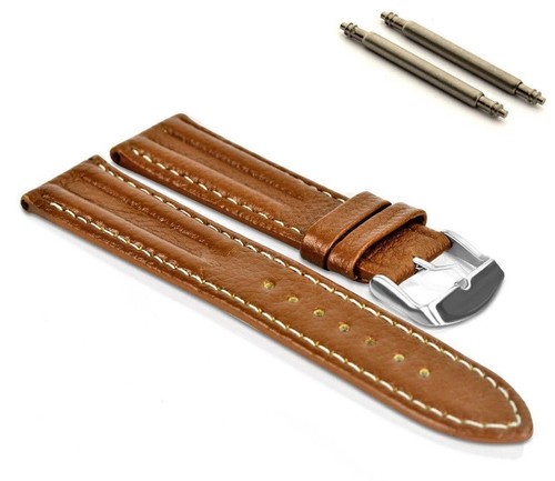 Handmade leather watch strap