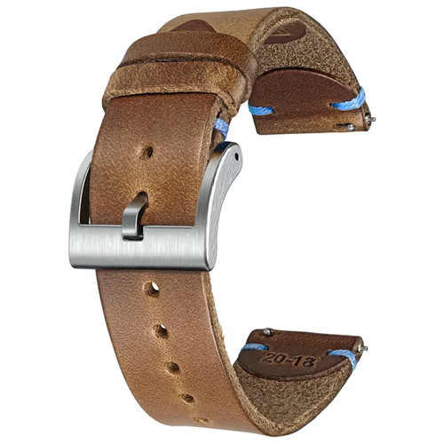 Horween leather watch strap - leather,
