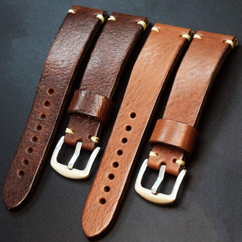Vintage brown leather watch