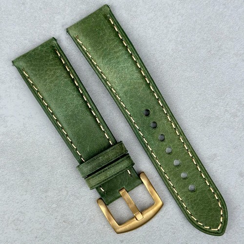 Olive green italian - olive, leather