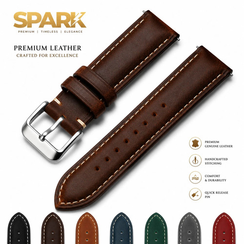 Mens watch strap handmade - mens,