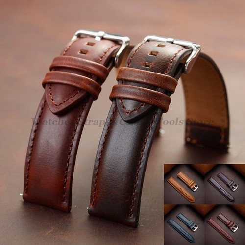 Mens genuine leather watch - genuine,