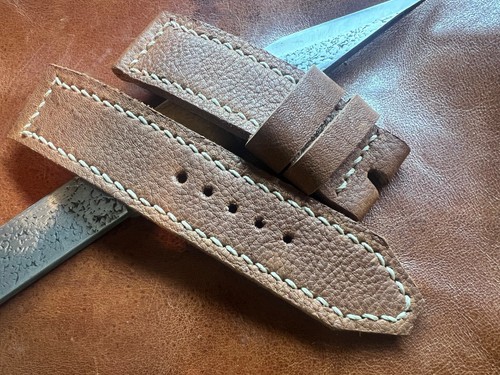 Handmade 24mm pullup cowhide