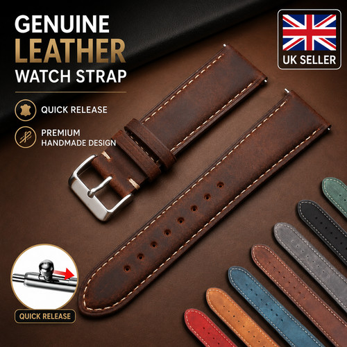 Mens watch strap handmade - mens,